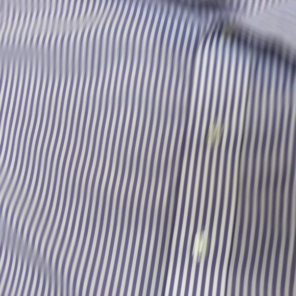 Brooks Brothers Mens Dress Shirt Size XXL 18.5 Neck Non Iron Striped Purple - Picture 11 of 16